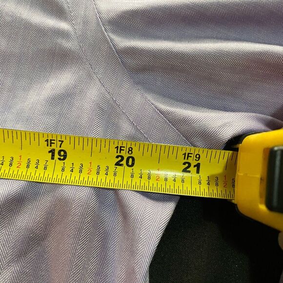 Ralph Lauren sz 16 (Black Label) Men's Non Iron Lavender Dress Shirt ub1-1 - Picture 7 of 9